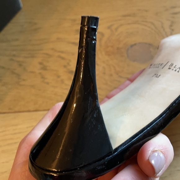 White House Black Market open toe slip on Sandler size 7 - Picture 5 of 7